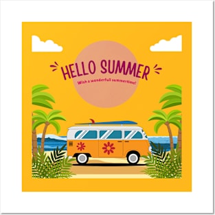 Hello summer! Posters and Art